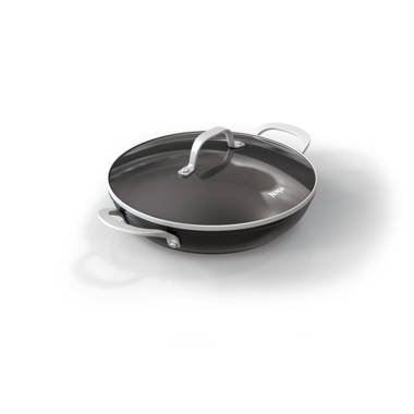 Ninja Foodi NeverStick Premium 11 Square Griddle Pan, Slate Gray