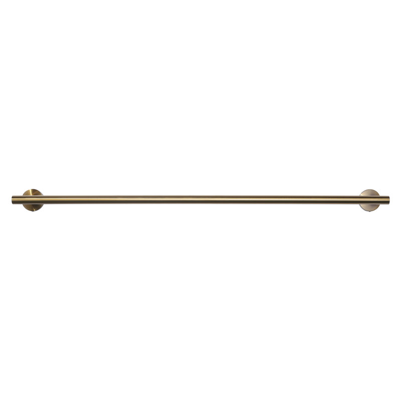 Barre à serviettes murale SUS304, H 2 po x l 32 po x P 3,1 po, Doré