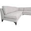 Canapé modulaire neutre neutre beige - 122 po x 122 po x 35 po