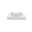 Vasques décoratives ovales 20 "avec base blanche 30"-102341318