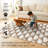 Flock Camel Washable Rug-411895944