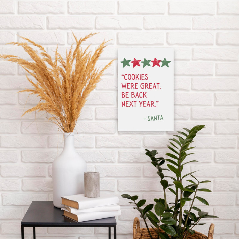 Contemporary Art Classic Elegant Minimalist Christmas Tree Winter Wall Art, 12" H x 8" W