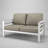 Townsend Metal Outdoor Loveseat With Sunbrella Cushion-134727940-114247087