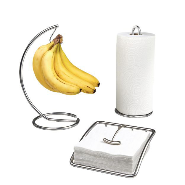 Ensemble de porte-serviettes en papier autoportant 3 pièces