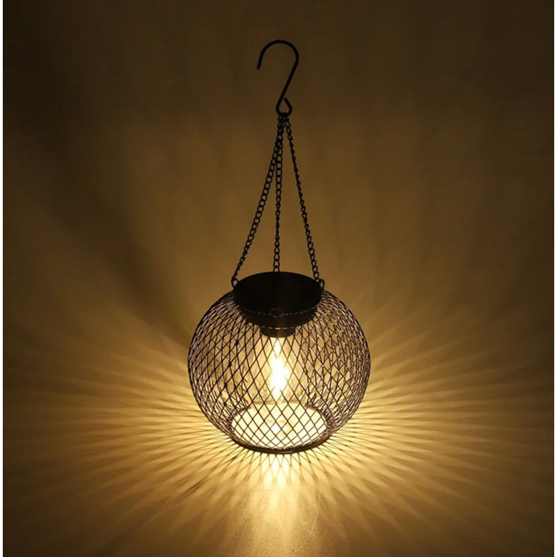 Lanterne solaire suspendue d'extérieur imperméable