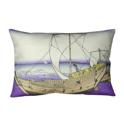 Coussin lombaire en lin kazusa sea route