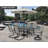 Four Season Courtyard Palermo Sling Swivel Rocker Outdoor Lounge Chair, 2 Pack