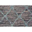 Tapis gris anthracite / bleu noué à la main de haute qualité-70393018