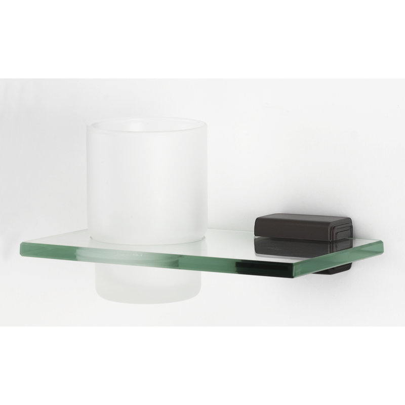Cube Bathroom Accessory, Chocolate Bronze