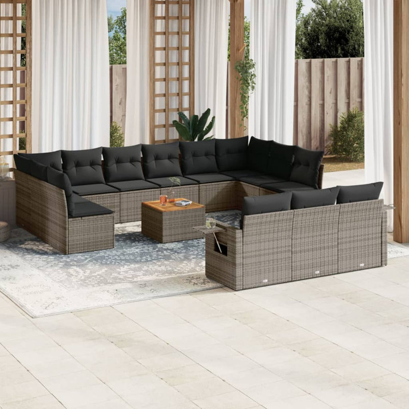 Ensemble de canapé de jardin Vidaxl