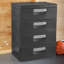 Commode de rangement 4 tiroirs Sterilite