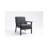 Maricsa Espresso Coffee Table Loveseat Chair set