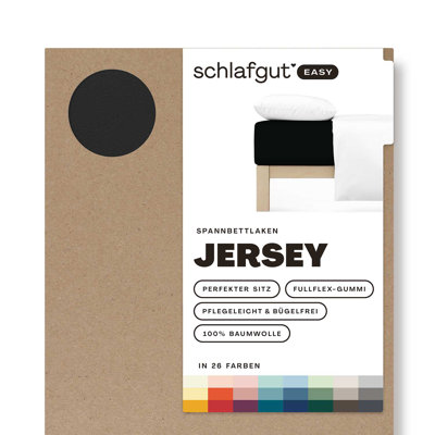 100% Cotton Jersey Knit Fitted Sheet