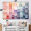 Motif de cubes multicolores III - art mural géométrique-60846564-60846567