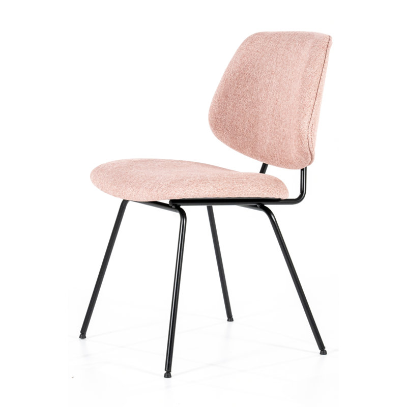 Lynn Upholstered Dining Chair, Pink