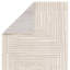 Tapis rayé ivoire / beige Quillan-474137394