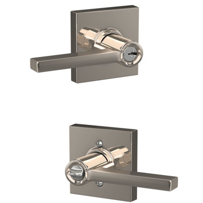 Latitude Keyed Entry Lever with Collins Trim
