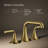 Tone Widespread Bathroom Sink Faucet, Three-Hole Bathroom Faucet with Clicker Drain, 1.2 GPM-70929560