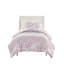 2 pièces Housse de couette en microfibre à motif floral simple / simple TG-125950410-125950411