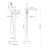 1 Handle Clawfoot Tub Faucet with Diverter-93644681