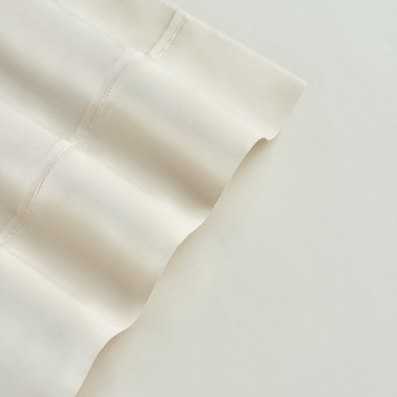 Ensemble de draps Eencalyptus Tencel, Double, Crème