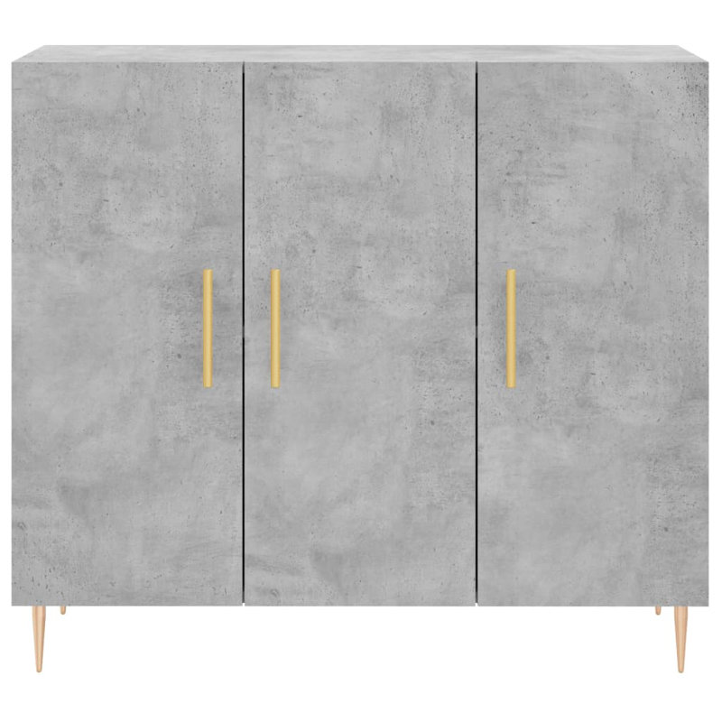 Birgit Iron 3 - Door Standard Accent Cabinet, Concrete Grey