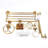Gold Wall Mounted Towel Racks
