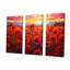 «Red Crimson Bloom Garden Serenade», ensemble d'art sur toile-1648398199-1648398203