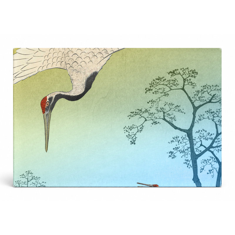 Susaki et Jûmantsubo (1857) - Art mural sur toile paysage, 14" W x 11" H