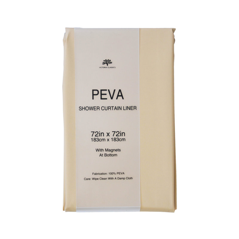 Doublure de rideau de douche PEVA, Beige