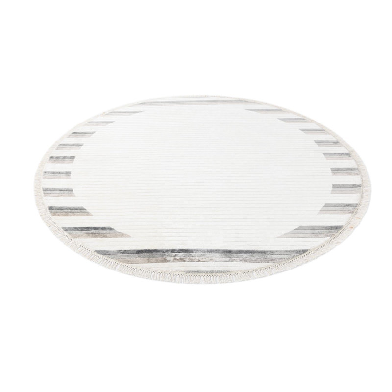 Round Jacinto Ivory Rug