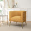 Fauteuil demi-tonneau en velours de 29,9 po Cristen-1636014187-1667304866
