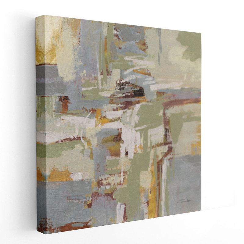 Brick Wall Spice - reproduction d'art sur toile, H 30 po x l 30 po