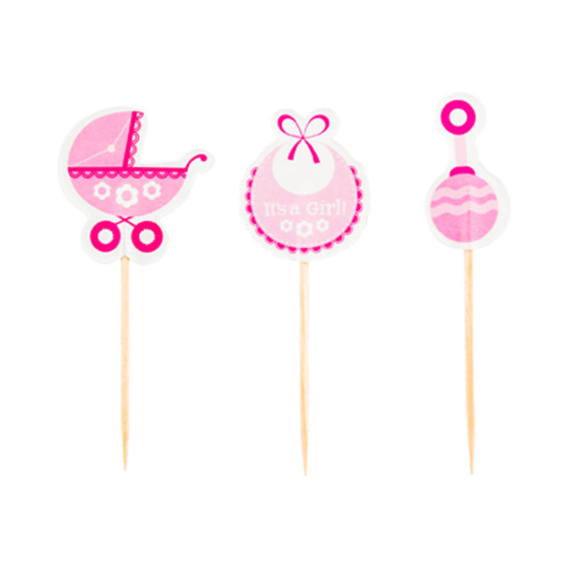 Top Cake Disposable Party Supplies, Pink