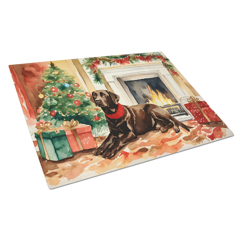 Grande planche à découper en verre Labrador Retriever