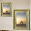 Cadre photo mural antique en or avec plexiglas 1PC 5 po x 7 po