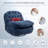 High-Softness Manual Swivel Rocker Heated Massage Recliner Chair-119771472
