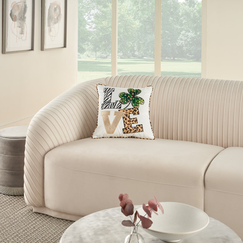  Polyester/Polyester Blend Throw Square Pillow Cover & Insert