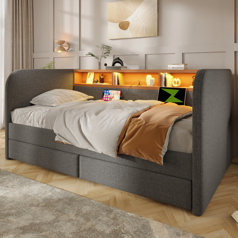 Single (3') Bed Frame, Grey