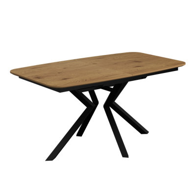 Extendable Metal Base Dining Table