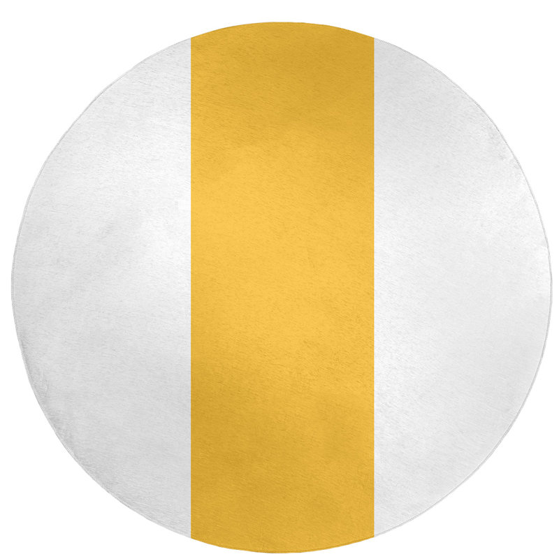 Chenille Indoor Rug, Round 5'