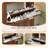 29.9" Mid-Century Modern Fluted Shoe Cabinet with 2 Flip Drawers, Narrow Hidden Shoe Storage Organizer with Adjustable Shelves, Anti-Tip Design for Entryway, Hallway, Apartment-109207123
