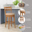 Tabouret pivotant Sadeer-88561023