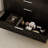 3-Drawer Nightstand With Metal Legs