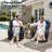 Abinsa 3 Pieces Patio Furniture Conversation Set Outdoor Swivel Rocking Chair Set-46264-46267