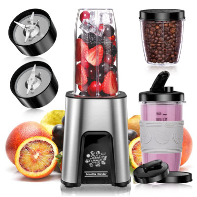 850W Smoothie Bullet Blender For Shakes And Smoothies, 12 Pieces Personal Blenders For Kitchen With 6 Fins Blender Blade, Smoothie Blender With 2 * 22 -  ColorLife, DPB0BL12H64Y