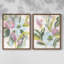 Impression encadrée florale Fresco I-Premium - prête à être accrochée - aucun clou requis - aucun clou requis-50896630-50896629
