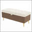Banc de rangement avec repose-pieds Modern Modern-129931464