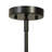 1-Light Small Pendant with Clear Glass Panels