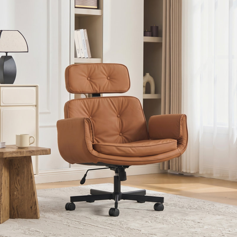 Chaise de bureau, Brun